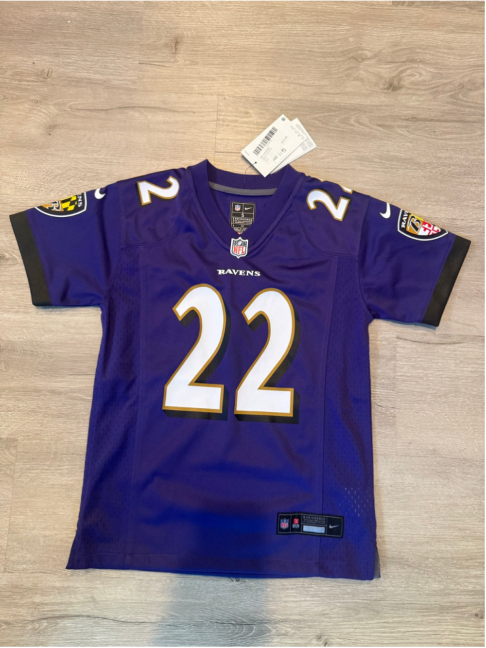 Boys Nike Baltimore Ravens Derrick Henry Jersey Size S